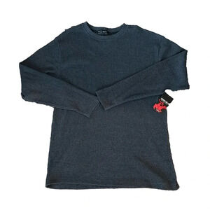 NWT Men’s Long Sleeve Thermal Shirt, Gray, Large